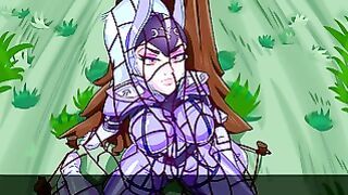 Winter Wyvern Midforest ( Dota 2 Animated Game )