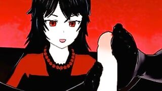 Rwby – Raven Branwen (footjob Hentai)