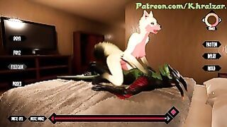 Seductive 3d Dragon Fucks Wolf Chick. Anthro, Furry, Porn. Video Game. Part 2