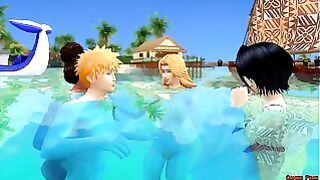 Bleach On The Beach Rukia and others