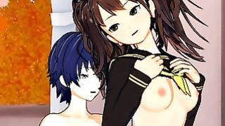 Persona 4 – Futanari Naoto Shirogane Fucks Rise Kujikawa