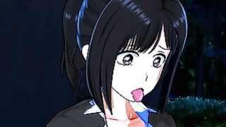 Kanao Tsuyuri from Demon Slayer Public Sex in Forest