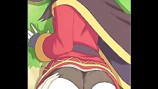 Megumin Seductive Sperm In Pussy