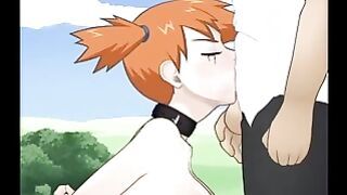 Teenager Whore Misty Skullfuck And Swallow Semen After Losing A Pokemon Battle