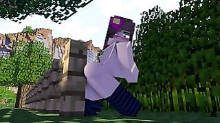 Jenny Grinding At Fence Post