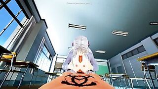 Oral Read Session With Rossweisse (honey Select: High College Dxd)