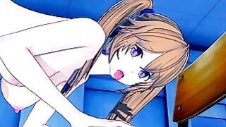 Irina Shidou High High School Dxd 3d Animated 3/3