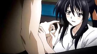 Highschool Dxd: Akeno And Issei Pool Scene