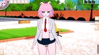 My Hero Academia Mina Ashido and Izuku Midoriya School Fun Times