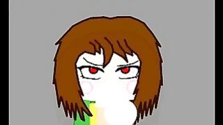 Undertale Chara Gives Oral Sex + Get Asshole