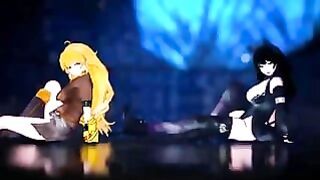 RWBY Dance Animation With Blake Belladonna and Yang Xiao Long