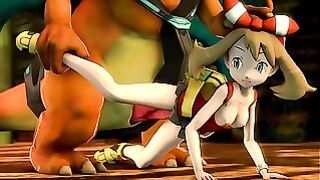 Charizard Fucks May – Mount Training