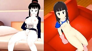 (3d Hentai)(dragon Ball) Chi Chi Masturbation (two Clips)