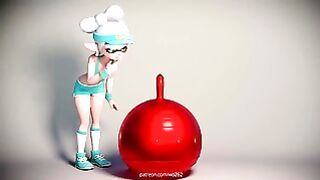 Marie Ride Yoga Ball Dildo (splatoon) By Nsfwo262 (no Sound)
