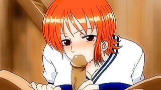 One Piece’s Nami Sucks You Off