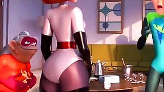 Elastigirl (helen Parr) Large Asshole Comp