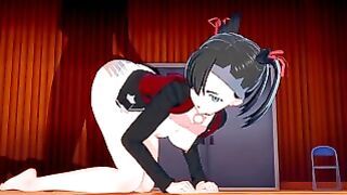 Pokemon Marnie Gives a Blowjob After School