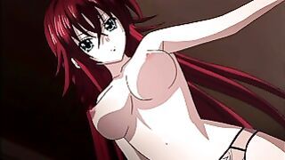 Large Tit Animated Girl Rias Undresses + Showers [best Ecchi Moments]