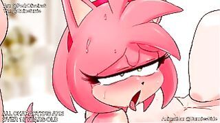 Amy Rose Double Penetration – Sonic The Hedgehog Porn