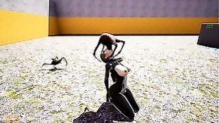 Half Life Chick Gets Gangbanged By Aliens