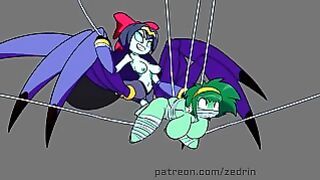 Spider Shantae X Rottytops (futa Edition By Zedrin)