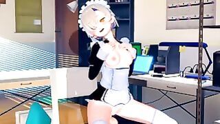 Sheffield’s Babysitter Duty – Azur Lane – 3d Anime / Koikatsu