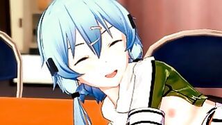 Sword Art On-line – Sinon 3d Anime Porn