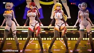 [rwby Mmd] Ghost Dance Extra Baby Got Back By Rwby Mmd