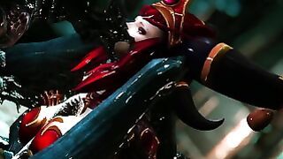Alexstrasza 3D f. Sex With a Massive Insect Cock