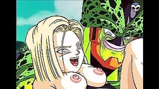 Dbz- Android 18 & Cell Porn