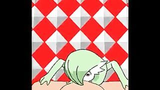 Pokemon Gardevoir Wild Cock Riding in Cowgirl