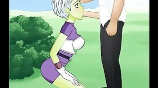 Dragon Ball Chirai Gives a Blowjob