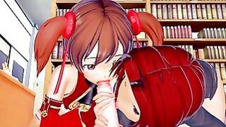 SAO Silica and Tiese Team Up on a Big Cock 3D Threesome