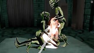 Sword Art Online Asuna Gangbanged By Goblin Dicks