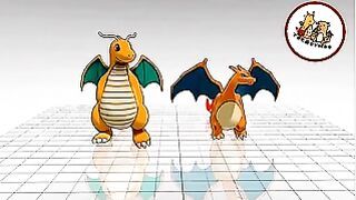 The Similar Charizard And Dragonite Video Dancing With Differents Songs
