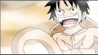 One piece XXX 4 Nami and Luffy by Desto