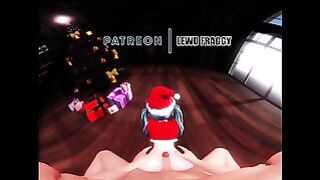 VR Christmas Sex Animation Buttjob and Doggystyle Sex