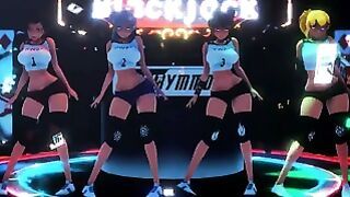 RWBY Sexy Chicks Slutty Dancing 3D Animation