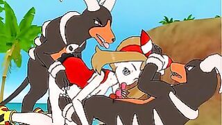 May Threesome With Two Houndooms