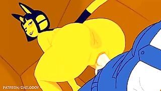 Animal Crossing – Sexy Ankha – Part 1