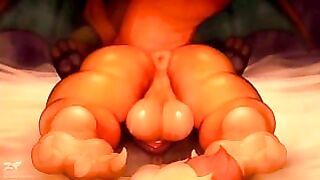Pkmn18+ Little Braxien Get Dicked Down By Charizard (by: Zonkpunch) X-ray
