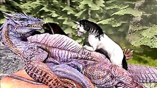 [wolfland] Dragon X Stallion Feral Animation [m/f]