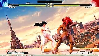 Street Fighter V Hot Battles #28 Chun Li Vs Akuma