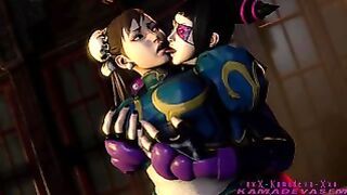 Street Fighter V – Juri Vs Chun Li
