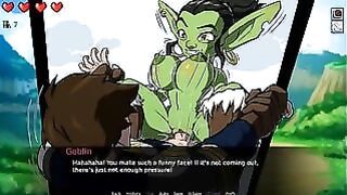 Hentasia The Rod Of Power P2 : Muscular Orc Woman Strokes + Rims Out Young Adventurer