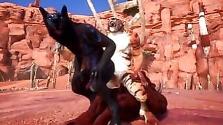 Wild Life – Tiger X Wolf X Minotaur (sound Version) [gay/furry/cum]