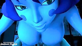 Darkstalkers Hsien-ko Cowgirl Ride 3D