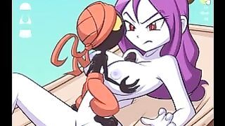 Shantae Boobjob and Facial 3D Looped Animation