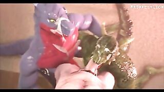 2 Faggot Scalies Give You A Wet Messy Oral Sex!