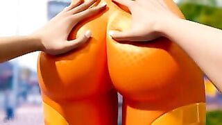 Overwatch Tracer Bubble Butthole Jiggle !!!! High Quality 60